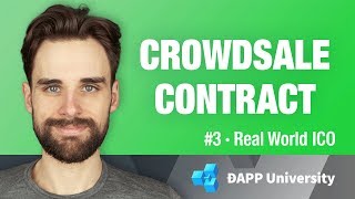 Build a Crowdsale Smart Contract  3 Real World ICO on Ethereum [upl. by Asiulana]