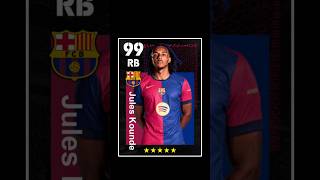 HOW TO TRAIN 99 RATED J KOUNDE EFOOTBALL 25 KOUNDE efootball TRAININGGUIDE SHORT PES VIRAL [upl. by Ettenrahs500]