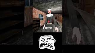 Evil nun Granny Shocked Troll Face granny troll face edit funy Short horror game gaming [upl. by Dulcine]