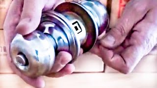 How to remove and replace a door knob without visible screws [upl. by Aniram]