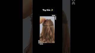 Cute hairstyles for short hair girls 🌻👀try it amp subscribe for more hacks🌷hairstyle aesthetic ✨ [upl. by Asher831]