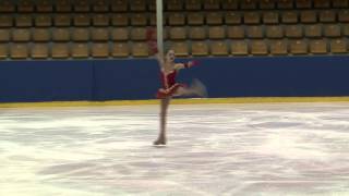 6 Evgenia MEDVEDEVA RUS  ISU JGP Riga Cup 2013 Junior Ladies Short Program [upl. by Rogerio]