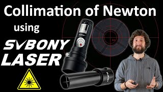 Collimation of Newton Telescope using SVBONY Laser amp Cheshire [upl. by Zielsdorf831]