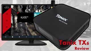 Latest Android 90 PIE TV Box Tanix TX6 Review  Allwinner H6 [upl. by Ateinotna]