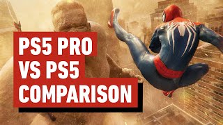 PS5 Pro vs PS5 Gameplay Comparison [upl. by Namsu659]