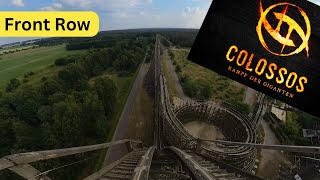 Heide Park Colossos 2023 POV FPV  erste Reihe  Einfach IRRE auch nach so vielen Jahren [upl. by Kam]