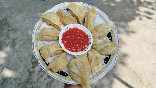 Egg Momos বানিয়ে সবাই মজা করে খেলাম  Home Made Egg Momos Recipe  Mohua Mou [upl. by Nodyroc]