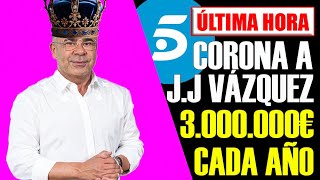 BOMBA JORGE JAVIER VÁZQUEZ COBRARÁ 8220 € CADA DÍA TELECINCO LO CORONA [upl. by Sllew801]