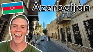 First Impressions of BAKU AZERBAIJAN Azerbaijan Travel Vlog [upl. by Nahtnoj918]