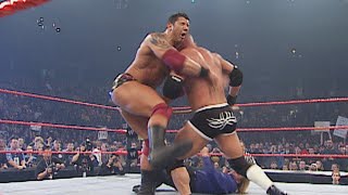 Goldberg vs Batista Raw Nov 10 2003 [upl. by Janith]