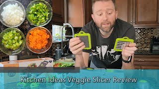 CHOP VEGETABLES LIKE A BREEZE  Kitchen Ideas Veggie Slicer or Vegetable Chopper Review [upl. by Ydor247]