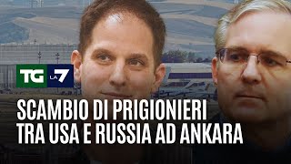 Scambio di prigionieri tra USA e Russia ad Ankara [upl. by Lang]