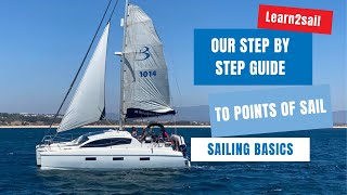 LEARN TO SAIL  OUR STEP BY STEP GUIDE TO THE POINTS OF SAIL [upl. by Notsirt]