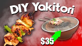 Make a DIY Yakitori Grill and Chicken Recipe [upl. by Ellinej]