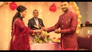 Nepali Christian Engagement video of Rajkumar and Salina [upl. by Broek178]