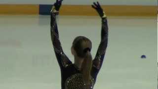 Finlandia Trophy 2012 Julia LIPNISTKAI SP kissampcry [upl. by Bricker]