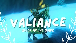 ☠️ VALIANCE  Quick Mount Guide [upl. by Naam]