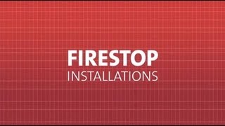 IFC UL Demonstration of Proper vs Improper Firestopping [upl. by Etterrag]