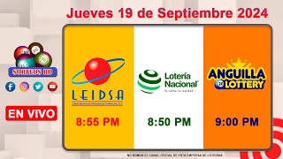 Lotería Nacional LEIDSA y Anguilla Lottery en Vivo 📺│Jueves 19 de Septiembre 2024  855 PM [upl. by Westhead774]