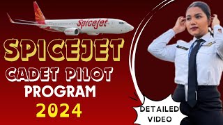 SPICEJET CADET PILOT PROGRAM 2024 Amika Sarkar [upl. by Eirolav]