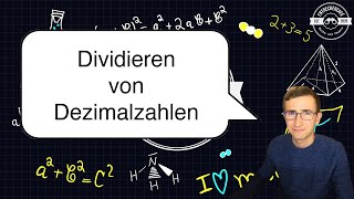 Dezimalzahlen Schriftliches Dividieren Mathe Klasse 6 [upl. by Bunch]