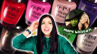 OPI x WICKED Infinite Shine Nail Polish Collection Swatch and Review  KELLI MARISSA [upl. by Karlie]