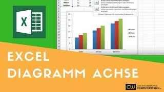 Excel Diagramm Achse  TUTORIAL [upl. by Olaf]