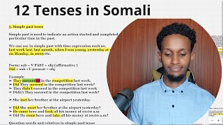 6 Bilood ku baro English  12 Tenses in Somali P 33  Lesson 06 [upl. by Mudenihc541]