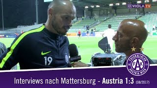 LiveInterviews nach Mattersburg  Austria Wien 13 [upl. by Macri543]