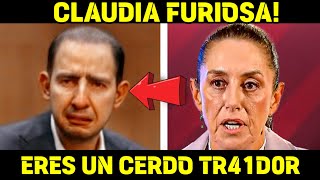 CLAUDIA Bota Del PAÍS a MARKO CORTEZ Por Pedir a TRUMP 1NV4D1R MÉXICO [upl. by Vonni]