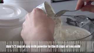 Yogourmet Yogurt Maker Vegan Yogurt Demonstration Recipe [upl. by Rahman]