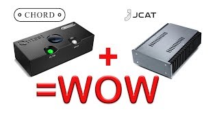 Chord Qutest  JCat Linear Power Supply  WOW Best sound yet by a long way [upl. by Parthena]