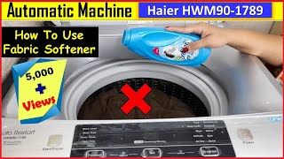 How To Use Fabric Softener in Automatic Washing Machine hinasheaven [upl. by Emsmus]