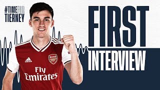 Kieran Tierneys first Arsenal interview [upl. by Hayidah973]