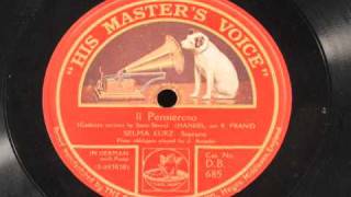 Selma Kurz sings quotIl Pensierosoquot by Handel on HMV [upl. by Lotsirk546]