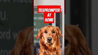 Teleprompter at home shorts [upl. by Siuraj471]