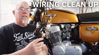 Honda CB750K Wiring Harness Clean Up  Bike Wiring Loom Repair  Part 2 [upl. by Radford]