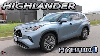 Toyota Highlander Hybride Le VUS le plus économe en carburant [upl. by Lessig824]