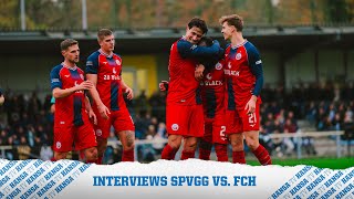 🎤Interviews nach dem Spiel gegen die SpVgg TorgelowUeckermünde  Landespokal🏆 fch spvggfch [upl. by Yttiy512]