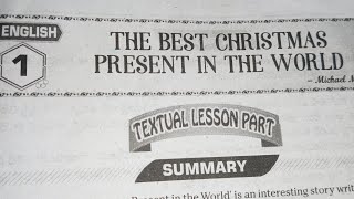 AP 8th class English 1st lesson the best christmas present in the world question and answers guide [upl. by Gillie]