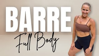 50 MIN Full Body Barre Workout  Sculpt amp Tone [upl. by Sivatco973]