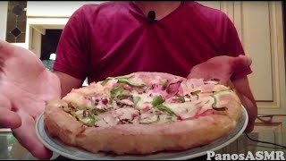 Eating Pizza  Panos ASMR Greek Mukbang [upl. by Pack964]