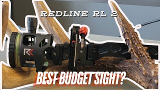 Best BUDGET BOW SIGHT Redline RL2 Review 3 Pin Slider bowhunting archery deerhunting [upl. by Fattal572]