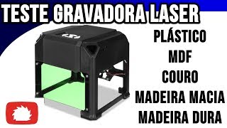 Gravadora Laser PORTÁTIL Review e Unboxing completo [upl. by Rivera]