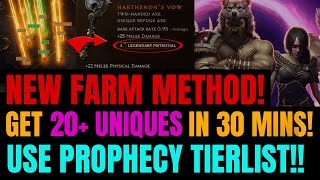 Last Epoch 10 Farming COF amp Monolith This Way WIP Prophecies TIERLIST [upl. by Uziel]