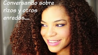 MI CABELLO NO CRECE VLOG conversando sobre rizos [upl. by Elisee]