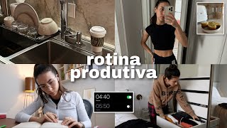 vlog rotina produtiva com estudos trabalho amp exercícios [upl. by Nyrehtac620]