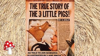 🐽The TRUE Story of the 3 Little Pigs Fractured Fairy Tales Read Aloud for kids three pigs [upl. by Benildis]