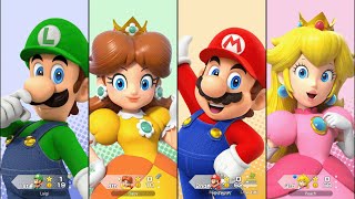 Super Mario Party Jamboree  Mario vs Peach vs Daisy vs Luigi  Goomba Lagoon [upl. by Stroup]