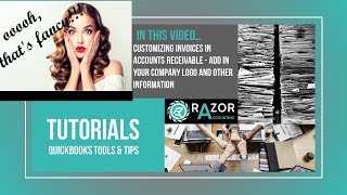 QuickBooks Desktop how to customize invoices to customers Accounts Receivable [upl. by Timmy928]